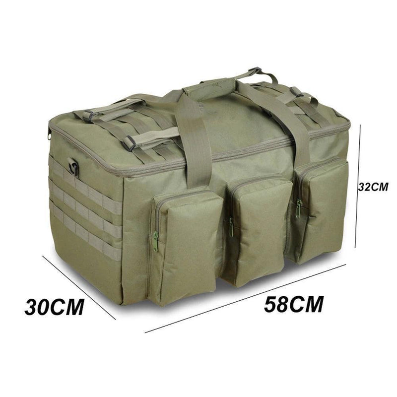 55L Tactical Camping Bag Military Backpack Mountaineering Men Travel Outdoor Sports Molle Rucksack Hunting Shoulder Luggage Bag - Selvans